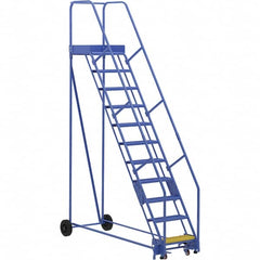 Vestil - 140" High 350 Lb Capacity 11 Step Ladder - Benchmark Tooling