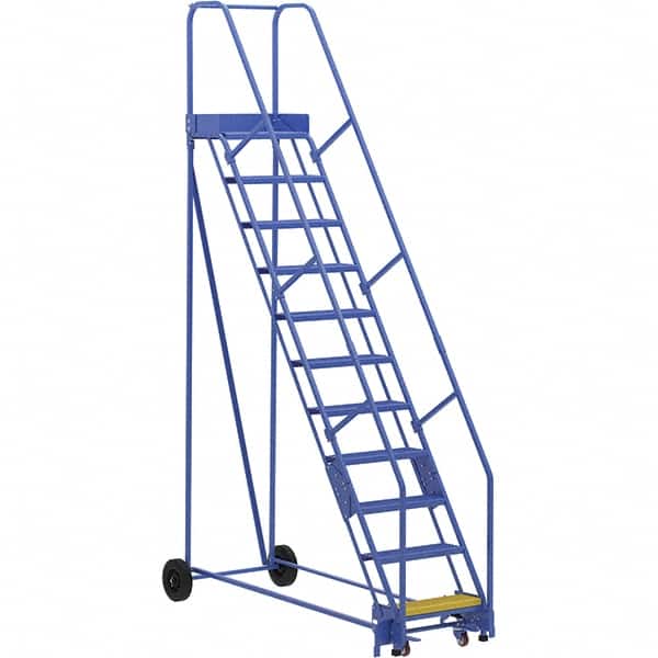 Vestil - 140" High 350 Lb Capacity 11 Step Ladder - Benchmark Tooling