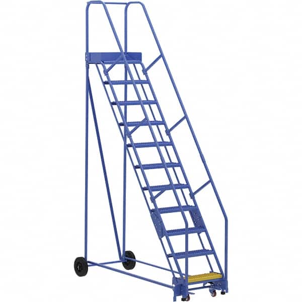 Vestil - 140" High 350 Lb Capacity 11 Step Ladder - Benchmark Tooling