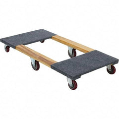 Vestil - 1,200 Lb Capacity Hardwood/Carpet Dolly - 48" Long x 24" Wide - Benchmark Tooling