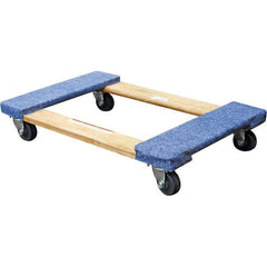 Vestil - 900 Lb Capacity Hardwood/Carpet Dolly - 30" Long x 18" Wide - Benchmark Tooling