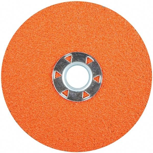 Norton - Fiber Discs Disc Diameter (Inch): 5 Abrasive Material: Ceramic Alumina - Benchmark Tooling