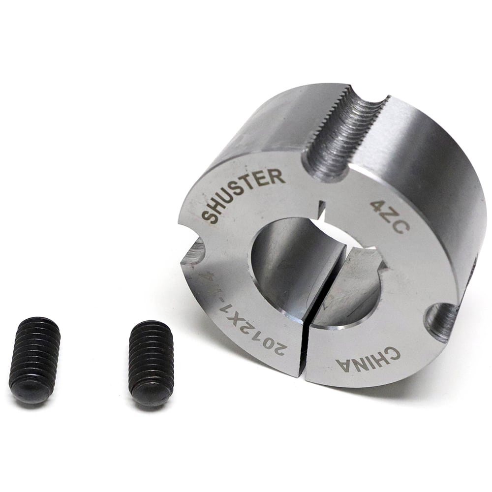 Shuster - 1-1/16" Bore, 1/4" Keyway Width x 1/16" Keyway Depth, Tapered Lock Sprocket Bushing - Exact Industrial Supply