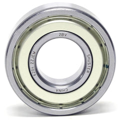 Shuster - R6-X04-ZZ, 3/8" Bore Diam, 7/8" OD, Double Shield Deep Groove Radial Ball Bearing - Exact Industrial Supply