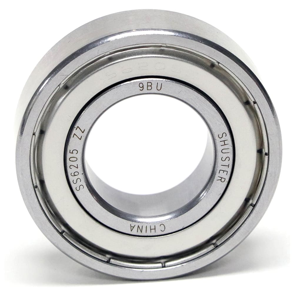 Shuster - SS6003 ZZ, 17mm Bore Diam, 32mm OD, Double Shield Deep Groove Radial Ball Bearing - Exact Industrial Supply