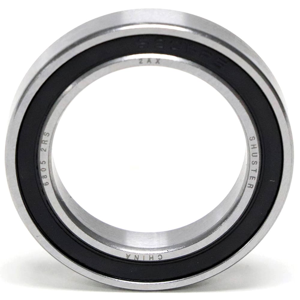 Shuster - 6807 2RS, 35mm Bore Diam, 47mm OD, Double Seal Deep Groove Radial Ball Bearing - Exact Industrial Supply