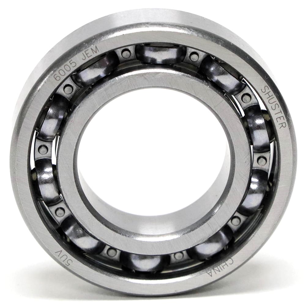 Shuster - 6000 JEM, 10mm Bore Diam, 26mm OD, Open Deep Groove Radial Ball Bearing - Exact Industrial Supply