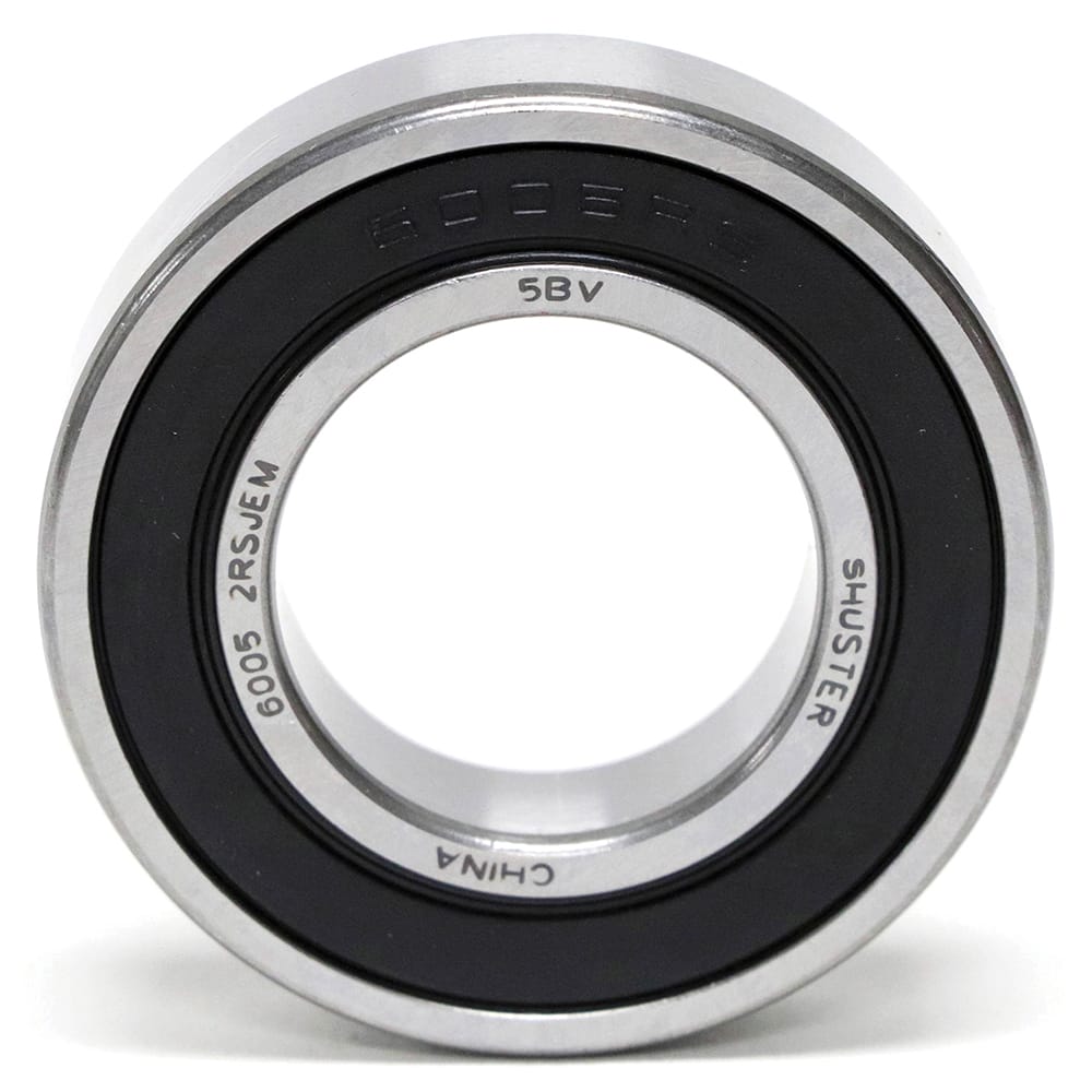 Shuster - 6007 2RS JEM BULK, 35mm Bore Diam, 62mm OD, Double Seal Deep Groove Radial Ball Bearing - Exact Industrial Supply