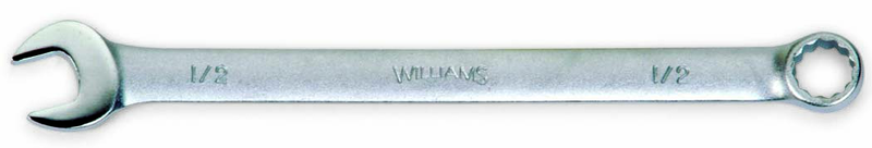 1-9/16" - Satin Chrome Combination Wrench - 12-Point - Benchmark Tooling