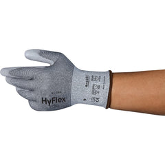 Ansell - Cut & Puncture Resistant Gloves; Type: Cut Resistant ; ANSI/ISEA Cut Resistance Level: A5 ; Coated Area: Palm & Fingers ; Coating Material: Polyurethane ; Men's Size: 9 ; Hand: Pair - Exact Industrial Supply