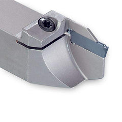 Indexable Grooving Toolholder:  TTER9.5-20-2SH,  0.0690″ Max Groove Width 0.3950″ Max Depth,  Uses TD 2 & TS 2 Inserts,  0.3750″ Shank Height,  3/8″ Shank Width,  No