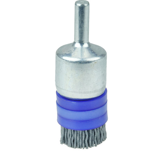 3/4″ Banded Nylox End Brush, .035/180SC Crimped Fill - Benchmark Tooling