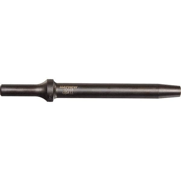 Mayhew - 3/16" Head Width, 6" OAL, Rivet Cutter Chisel - Round Drive, Round Shank, Steel - Benchmark Tooling