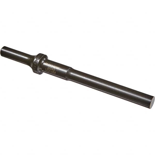 Mayhew - 1/2" Head Width, 6" OAL, Roll Pin Punch - Round Drive, Round Shank, Steel - Benchmark Tooling