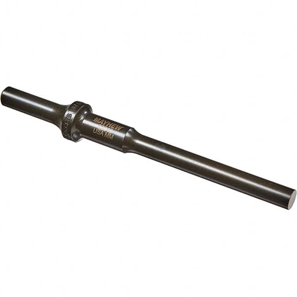 Mayhew - 3/8" Head Width, 6" OAL, Roll Pin Punch - Round Drive, Round Shank, Steel - Benchmark Tooling