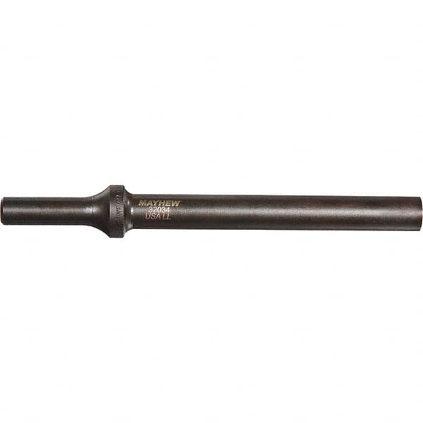 Mayhew - 1/4" Head Width, 6" OAL, Rivet Cutter Chisel - Round Drive, Round Shank, Steel - Benchmark Tooling