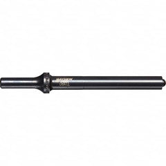 Mayhew - 1/2" Head Width, 6" OAL, Roll Pin Punch - Round Drive, Round Shank, Steel - Benchmark Tooling