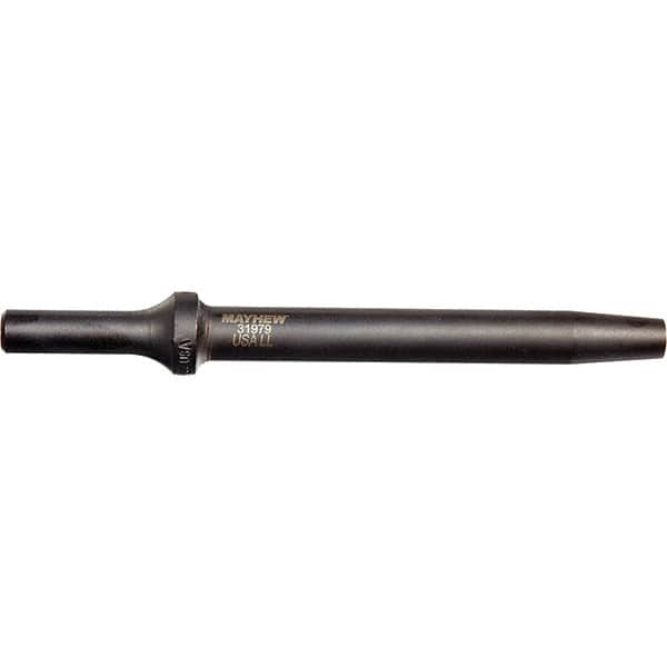 Mayhew - 6" OAL, Tapered Punch Chisel - Round Drive, Round Shank, Steel - Benchmark Tooling