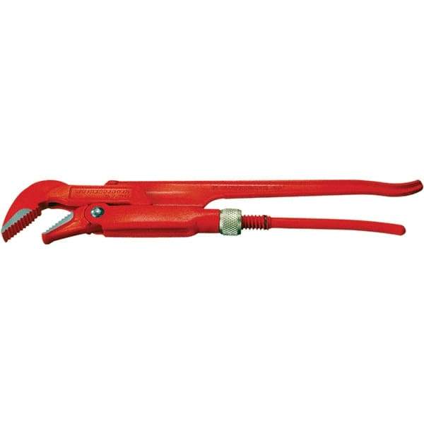 Rothenberger - Pipe Wrenches Type: Corner Pipe Wrench 45 Deg Maximum Pipe Capacity (Inch): 2 - Benchmark Tooling