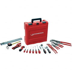 Rothenberger - Combination Hand Tool Sets Tool Type: Plumber's Tool Set Number of Pieces: 18 - Benchmark Tooling