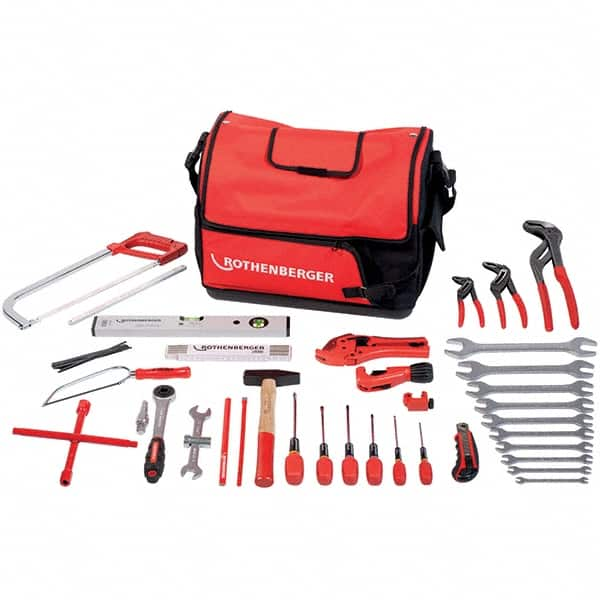 Rothenberger - Combination Hand Tool Sets Tool Type: Plumber's Tool Set Number of Pieces: 57 - Benchmark Tooling