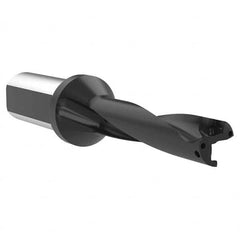 Allied Machine and Engineering - 2-1/2" Max Drill Depth, 4xD, 15.88mm Diam, Indexable Insert Drill - Benchmark Tooling