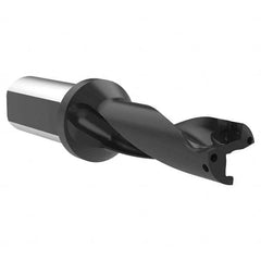 Allied Machine and Engineering - 2.244" Max Drill Depth, 3xD, 19mm Diam, Indexable Insert Drill - Benchmark Tooling