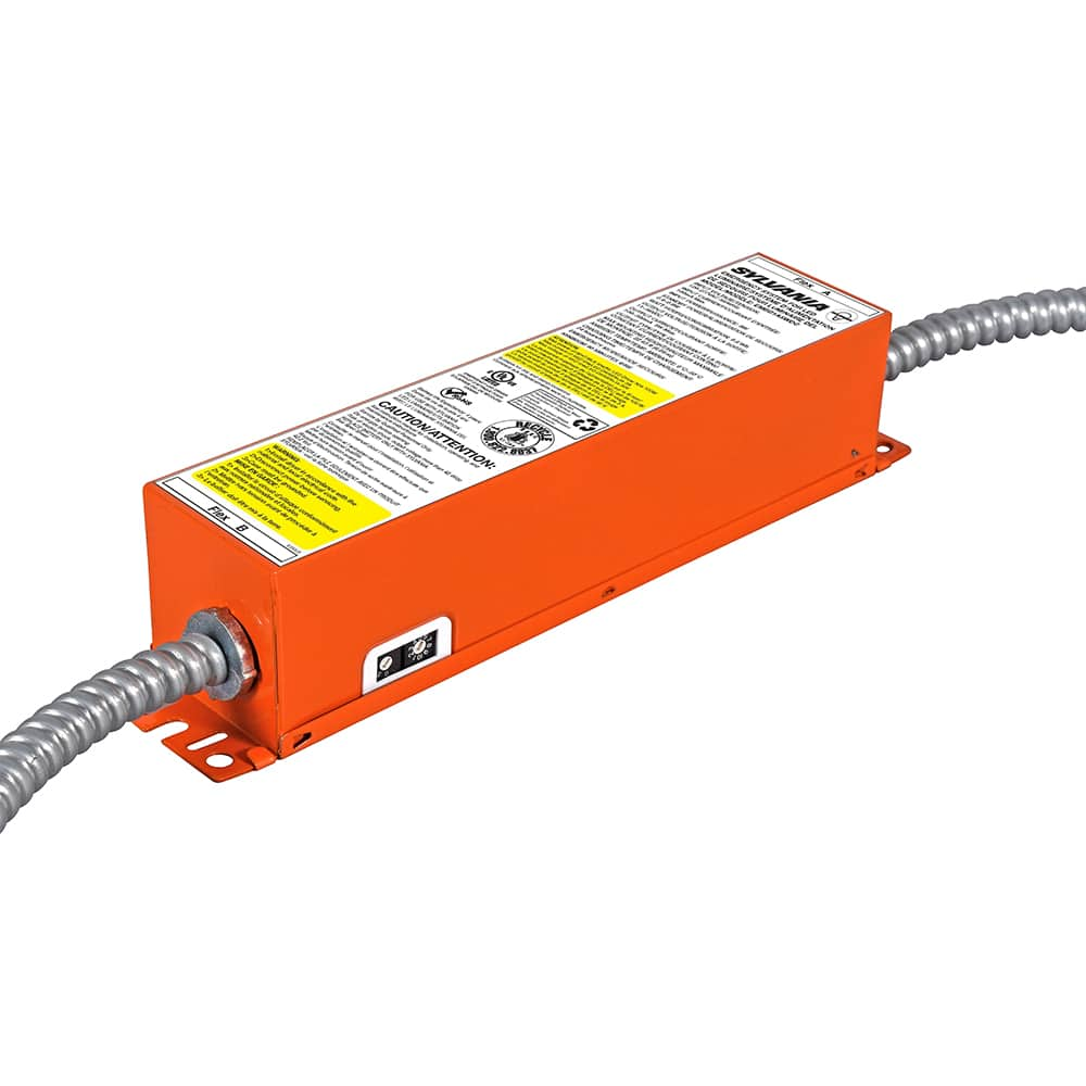 SYLVANIA - Fluorescent Ballasts; Lamp Type: LED ; Lamp Wattage Range: 0-39 ; Voltage: 120-277 V ; Ballast Factor Range: Normal (0.75-0.99) ; Lamp Wattage: 8 ; Total Harmonic Distortion (%): 10 - Exact Industrial Supply