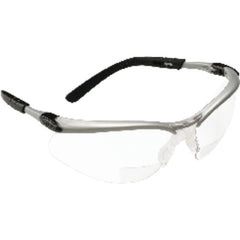 ‎3M BX Reader Protective Eyewear 11374-00000-20 Clear Lens Silver Frame +1.5 Diopter - Benchmark Tooling