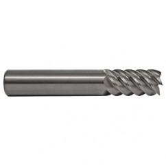 3/16 TuffCut SS 6 Fl High Helix Non-Center Cutting End Mill - Benchmark Tooling