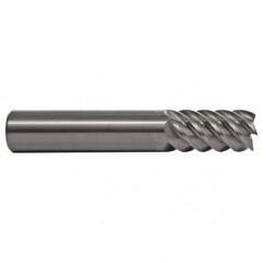 1/8 TuffCut SS 6 Fl High Helix Non-Center Cutting End Mill - Benchmark Tooling