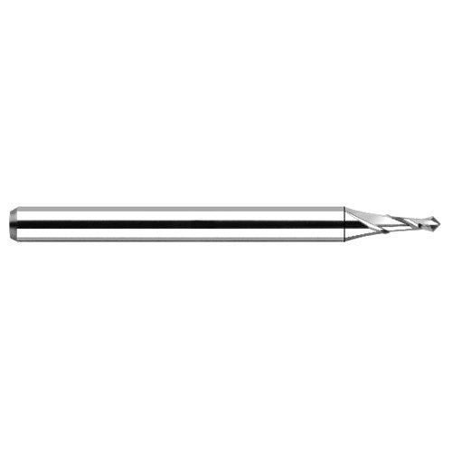 ‎0.05″ × 1-1/2″ OAL 140 Degree Carbide Spotting Drill Uncoated - Exact Industrial Supply