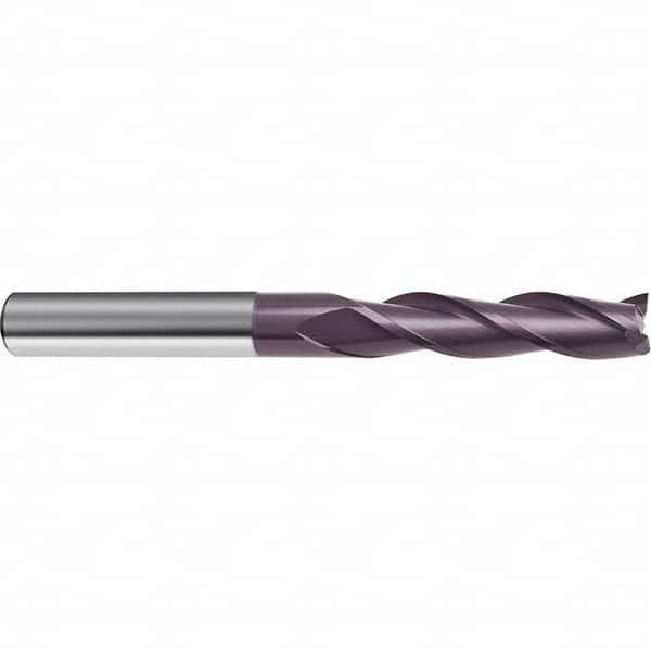 Guhring - 3/4", 2-1/4" LOC, 3/4" Shank Diam, 5" OAL, 3 Flute Solid Carbide Square End Mill - Benchmark Tooling