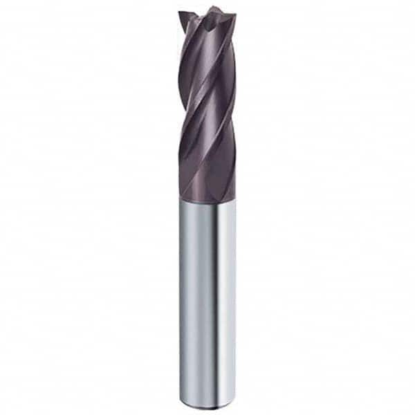 Guhring - 1", 1-1/2" LOC, 1" Shank Diam, 4" OAL, 4 Flute Solid Carbide Square End Mill - Benchmark Tooling