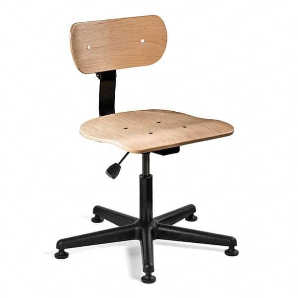 Bevco - 14 to 19" High Adjustable Height Swivel Stool - Benchmark Tooling