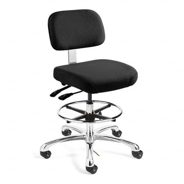 Bevco - 22-1/2 to 32-1/2" High ESD Swivel Chair - Benchmark Tooling