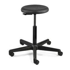 Bevco - Swivel & Adjustable Stools Type: Adjustable Backless Stool Base Type: Nylon - Benchmark Tooling