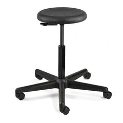 Bevco - Swivel & Adjustable Stools Type: Adjustable Backless Stool Base Type: Nylon - Benchmark Tooling