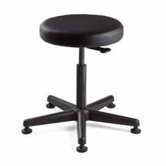 Bevco - Swivel & Adjustable Stools Type: Adjustable Backless Stool Base Type: Nylon - Benchmark Tooling