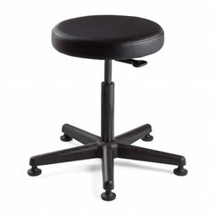 Bevco - Swivel & Adjustable Stools Type: Adjustable Backless Stool Base Type: Nylon - Benchmark Tooling