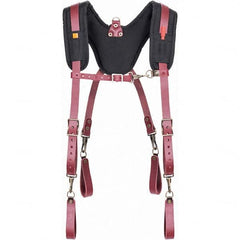 Belts & Suspenders; Garment Style: Suspenders; High Visibility: No; Material: Leather; 1680 Ballistic Nylon; Minimum Waist Size (Inch): 0; Maximum Waist Size (Inch): 0; Length (Inch): 60; Color: Chestnut; Black; Features: Adjustable Straps; Padded Suspend