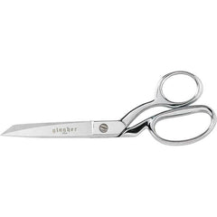 Gingher - Scissors & Shears Blade Material: Forged Steel; Double-Plated Chrome-Over-Nickel Finish Applications: Sewing; Fabric - Benchmark Tooling