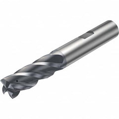 Sandvik Coromant - 16mm Diam 4 Flute Solid Carbide 5mm Corner Radius End Mill - Benchmark Tooling