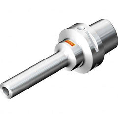 Hydraulic Tool Chuck: C6, Modular Connection Shank, 10 mm Hole 142 mm Projection, 20 mm Nose Dia, 20,000 RPM, Through Coolant