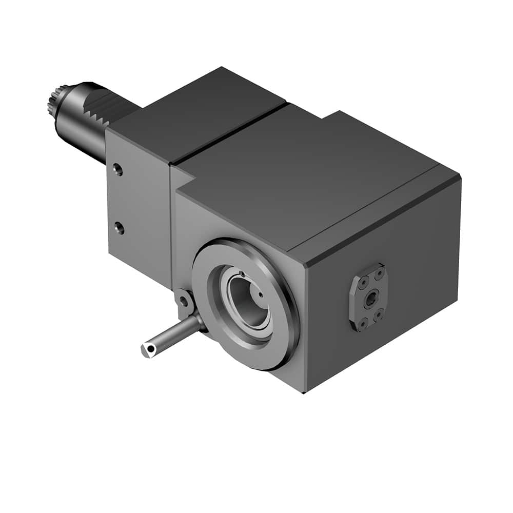 Modular Lathe Adapter/Mount: Neutral Cut, C3 Modular Connection Through Coolant, Series Cx-DNI-VDxxB