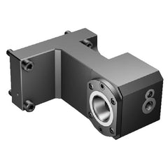 Modular Lathe Adapter/Mount: Right Hand Cut, C3 Modular Connection Through Coolant, Series Cx-TR/LI-NA-SS