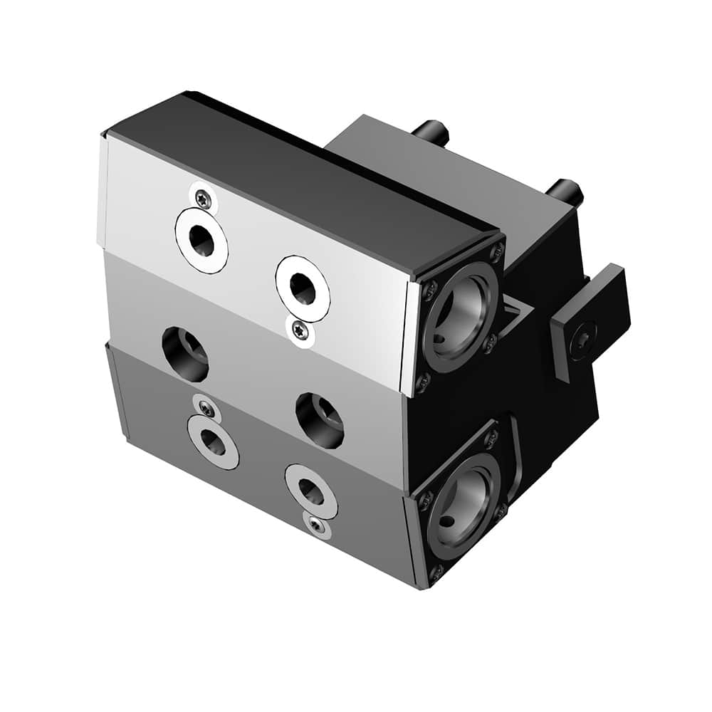 Modular Lathe Adapter/Mount: Right Hand Cut, C3 Modular Connection Through Coolant, Series Cx-TR/LI-NA-TD