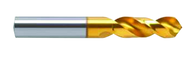 10.4mm Dia x 89mm OAL - Cobalt-118° Point - Screw Machine Drill-TiN - Benchmark Tooling