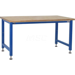 Stationary Work Bench: 60″ Wide, 24″ Deep, 42″ High 1,000 lb Capacity