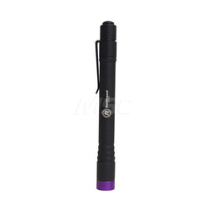 Flashlights; Bulb Type: UV LED; Type: Flashlight; Maximum Light Output (Lumens): 325; Body Type: Aluminum; Battery Size: AAA; Body Color: Black; Rechargeable: No; Complete Light Output (Lumens): 500 mW (UV LED)